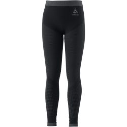 Odlo Performance Warm Base Layer Tights für Kinder - Skilanglauf, Ski & Snow - schwarz, 116/128