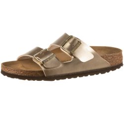 Birkenstock -  Arizona BS - Synthetik sandale, für Damen, Gold, Größe 36