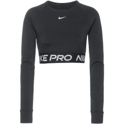 Nike - Cropped T-Shirt, für Damen, Black, Größe XL
