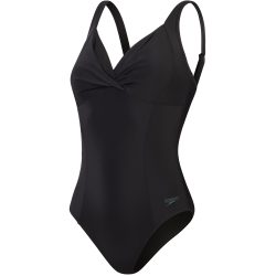 speedo Shaping Cross Knot Damen Badeanzug Schwarz, Damen, Größe: 40