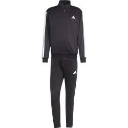 adidas - M 3S FL TT TS Trainingsanzug, L, Schwarz
