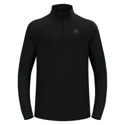 Odlo Essential Ceramiwarm Lauf-Mid Layer Half-Zip für Herren - Running - schwarz, M