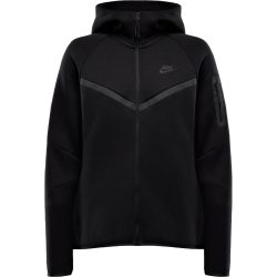 Nike - Hoodie, W Nsw Tch Flc Wr Fz Hdy 2, M, Black
