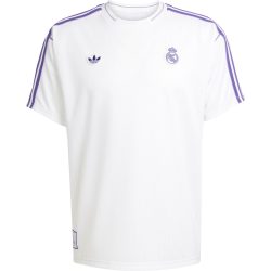 adidas Real Madrid Icon T-Shirt Weiss, Herren, Größe: XL