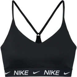 Nike - Sport-BH, Light Support mit Racerback, BH,bügellos,oWatte, XL, Grau