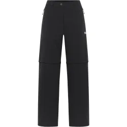 Jack Wolfskin - Trekkinghose, Zip-Off, für Damen, Black, Größe 36