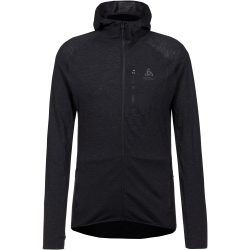 Odlo Ascent Micro 125 Hoodie Full-Zip - Wandern - schwarz, XXL