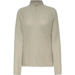 Odlo Essential Half-Zip Lauf-Mid Layer für Damen - Running - beige, XL