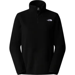 The North Face - Fleecepullover, W Glacier Fleece 1/4 Zip Jacket, M, Black