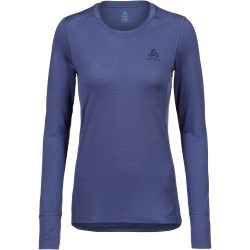 Odlo Merino 200 Base Layer Shirt für Damen - Wandern, Ski & Snow - lila, XL