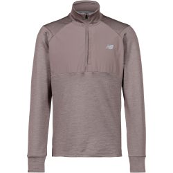 New Balance New Balance Athletics Heat Grid 1/2 Zip Herren, braun, Grösse: XL Regular Fit Herren, braun, Grösse: XL