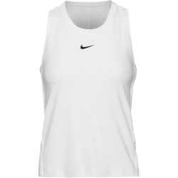 Nike Victory Dri-FIT Damen Tennisshirt Weiss, Damen, Größe: L