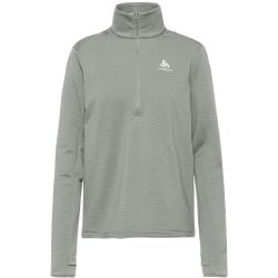 Odlo Essential Thermal Lauf-Mid Layer Half-Zip für Damen - Trail Running, Ski & Snow - grün, S