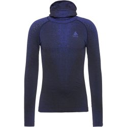 Odlo Blackcomb Base Layer mit Gesichtsmaske für Herren - Skilanglauf, Ski & Snow - lila, M