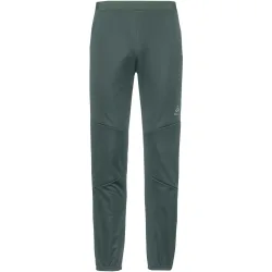 ODLO Herren Langlaufhose Essential Warm dunkelgrün | XL