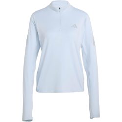 adidas Damen Iconic Running 1/2 Zip Longsleeve