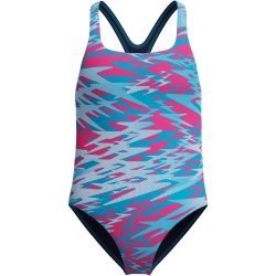 SPEEDO HYPERBOOM PRINT MEDALIST Badeanzug Mädchen