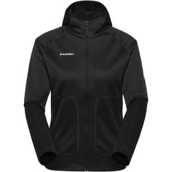 Mammut Multifunktionale Midlayer-Jacke mit Kapuze Crag ML Hooded Jacket Women Schwarz XS
