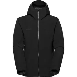 Mammut Leichte, zuverlässige Hardshelljacke für die Berge Crag HS Hooded Jacket Men Schwarz M