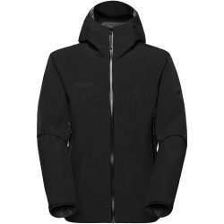 Mammut Leichte, zuverlässige Hardshelljacke für die Berge Crag HS Hooded Jacket Men Schwarz XL