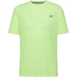 New Balance Athletics Run Herren T-Shirt Gelb, Herren, Größe: L