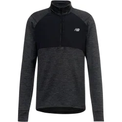 New Balance New Balance Athletics Heat Grid 1/2 Zip Herren, schwarz, Grösse: S Regular Fit Herren, schwarz, Grösse: S