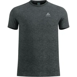 Odlo Essential Seamless Lauf-T-Shirt für Herren - Training, Running - grau, L