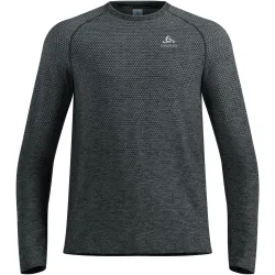 Odlo Essential Seamless Langarm-Laufshirt für Herren - Training, Running - grau, S