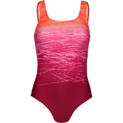 LASCANA Badeanzug mit Batikprint und Shaping-Effekt