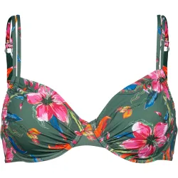 Lascana - Bikini-Top, für Damen, Olivegrün, Größe 38