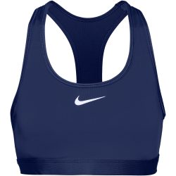 Nike Swoosh Padded Medium Damen Sport-BH Dunkelblau, Damen, Größe: L