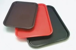 APS Tablett FAST FOOD, Polypropylen; 27x35x2 cm (LxBxH); schwarz; rechteckig