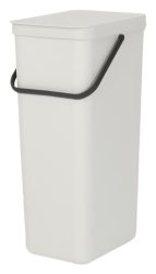 Brabantia - Abfalleimer, 40 L, Hellgrau