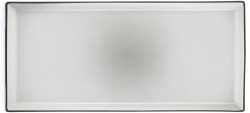 Equinoxe Speiseteller rechteckig, 35x15x1.8cm, pfeffer