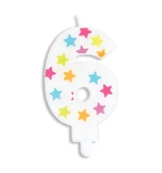 ScrapCooking - Kerze Zahl 6, One Size