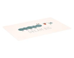 Tischset Dream big Raupe 45x30