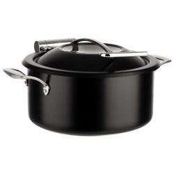 4-tlg Set Chafing Dish D30.5cm H17.5cm18/8 Edelstahl schwarz