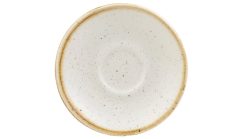 Churchill Espresso Untere Stonecast Barley White; 11.8 cm (Ø); weiss/braun; rund; 12 Stück / Pack