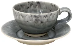 Handgefertigte Tee- & Kaffeetasse „Madeira“ mit Untersetzer Costa Nova