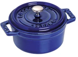 Cocotte 30cm, rund, Dunkelblau, Gusseisen 8.35l