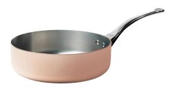 INOCUIVRE Sauteuse gerade Kupfer/Edelst. D:24cm