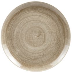 Stonecast Patina Antique taupe Coupe Teller flach 28.8cm