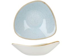 Churchill Bowl Stonecast Duck Egg dreieckig; 600 ml, 23.5 cm (B); hellblau/braun; dreieckig; 12 Stück / Pack