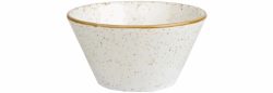 Churchill Saucen Schale Stonecast Barley White; 90 ml, 8x4 cm (ØxH); weiss/braun; rund; 12 Stück / Pack