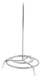 Bonspiess aus verchromten Draht H 15.5cm