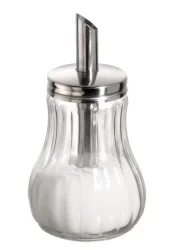 APS Zuckerdosierer; 250 ml, 8x15 cm (ØxH); silber/transparent; rund