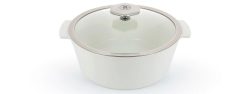 RVL 2 Kasserolle rund m. Glasdeckel, Ø26cm, 3.4l, Induk.