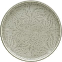 Shiro Glaze Steam Teller flach coupe Struktur 21cm