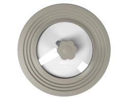 Bratdeckel L ø 31 cm taupe