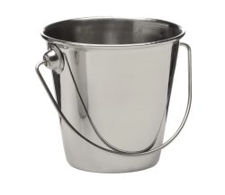 APS Servier-Eimer Snackholder; 330 ml, 9x8.5 cm (ØxH); silber; rund